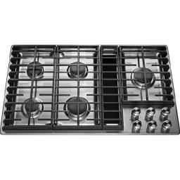 Gas downdraft cooktop 