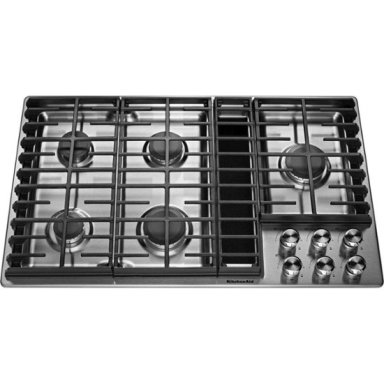 Gas downdraft cooktop 